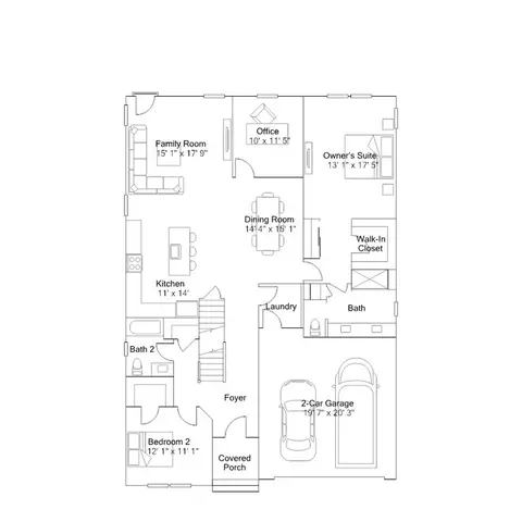 Floorplan - 2405 Greyfriar Loop, Middletown, DE 19709 photo 1 of 10