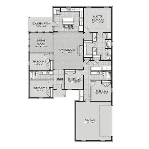 Floorplan - 370 Saw Grass Loop, Covington, LA 70435 photo 1 of 1