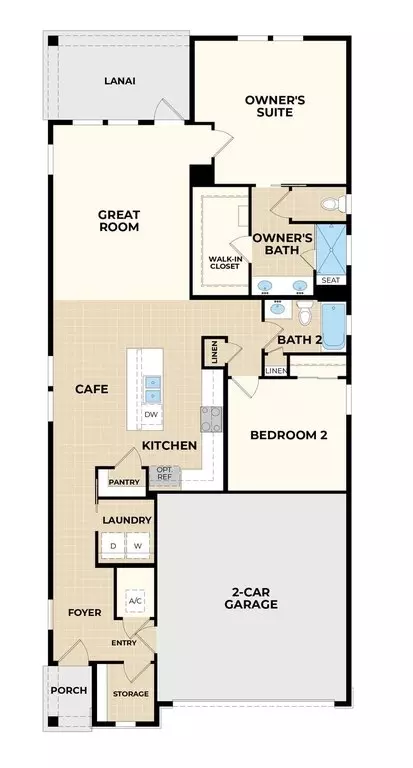 Floorplan - 264 Day Dream Dr, Saint Augustine, FL 32092 photo 1 of 1