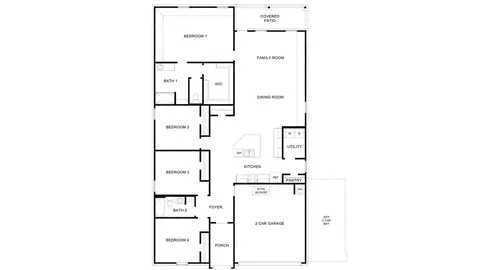 Floorplan - 5601 Windstone Dr, Norman, OK 73072 photo 1 of 1