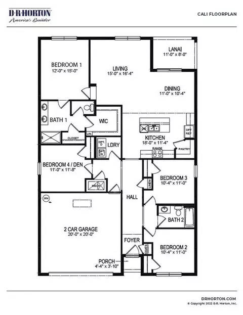 Floorplan - 780 Statesman Dr, Byram, MS 39272 photo 1 of 1