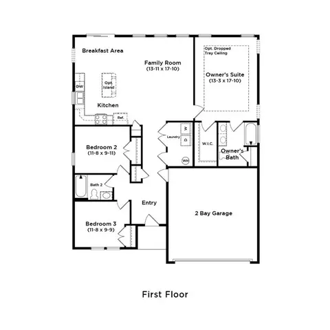 Floorplan - 533 Hall Dr, Georgetown, DE 19947 photo 1 of 5