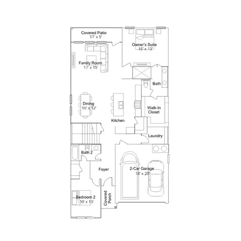 Floorplan - 23816 Tiny Moons Way, Elgin, TX 78621 photo 1 of 2