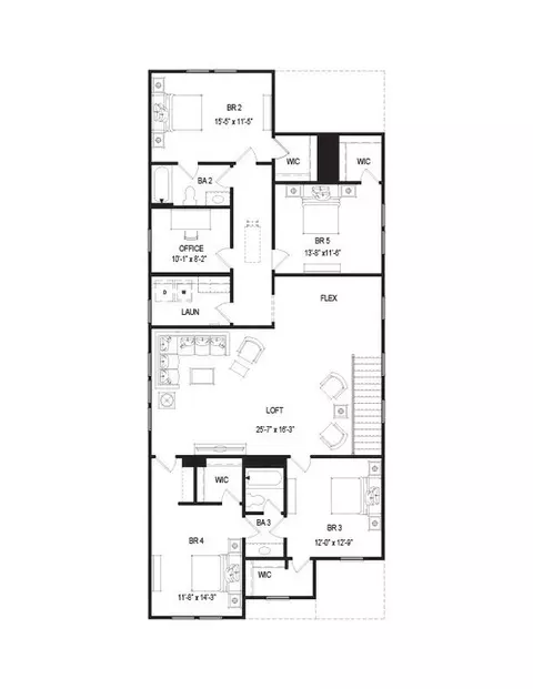 Floorplan - 421 Edgewater Chase, Canton, GA 30115 photo 2 of 2