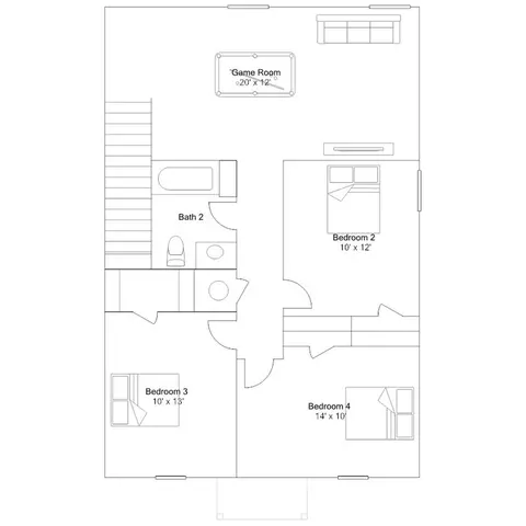 Floorplan - 112 The Gipper, Jarrell, TX 76537 photo 2 of 2