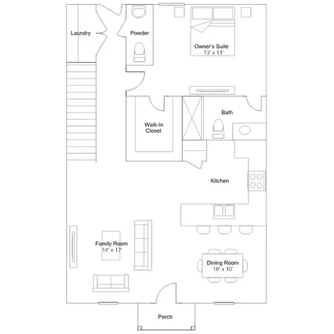 Floorplan - 112 The Gipper, Jarrell, TX 76537 photo 1 of 2