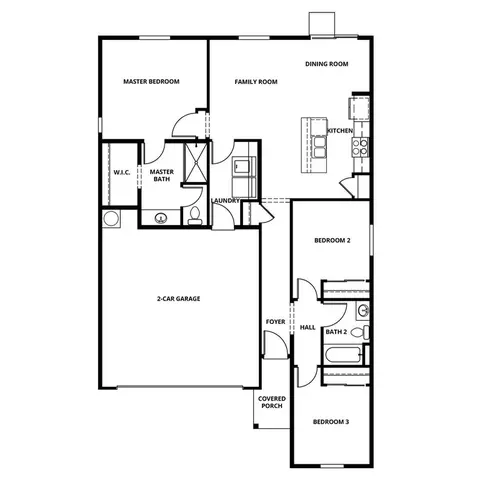 Floorplan - 632 Darlington Way, Patterson, CA 95363 photo 1 of 1