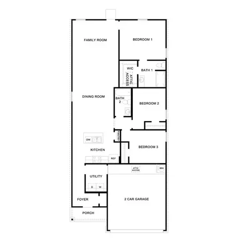 Floorplan - 200 Orange Flame Blvd, Kyle, TX 78640 photo 1 of 1