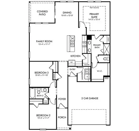 Floorplan - 201 Evergreen St, Longs, SC 29568 photo 1 of 1