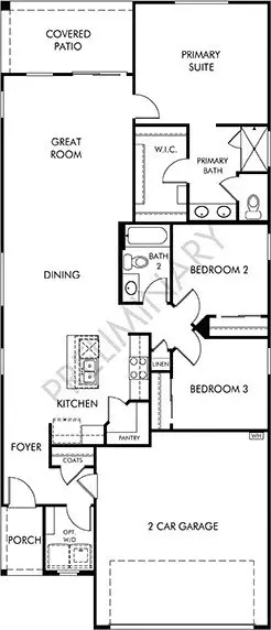 Floorplan - 12657 E Caden Dr, Vail, AZ 85641 photo 1 of 1
