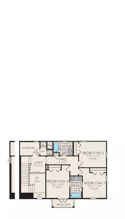 Floorplan - 2463 Spur Dr, Melbourne, FL 32940 photo 2 of 2