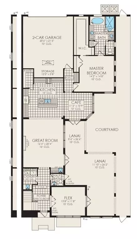 Floorplan - 2463 Spur Dr, Melbourne, FL 32940 photo 1 of 2