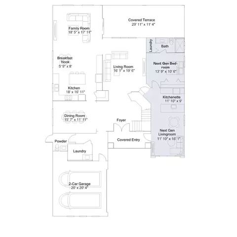 Floorplan - 12490 Eulalia St, Parkland, FL 33076 photo 1 of 2