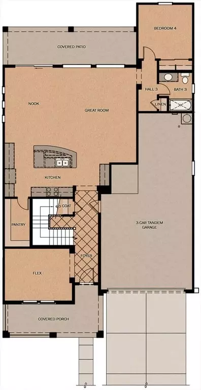 Floorplan - 4260 E Jones St, Gilbert, AZ 85296 photo 1 of 1