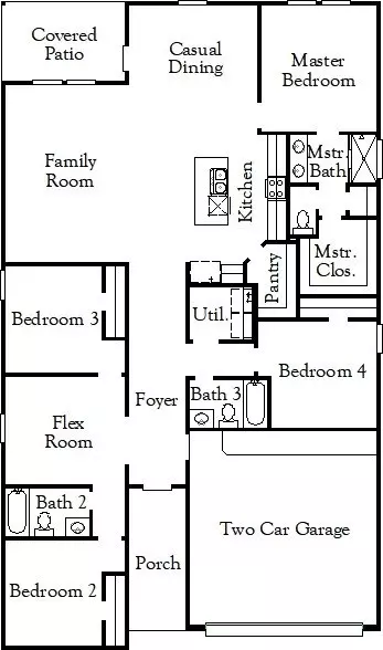 Floorplan - 3626 Compass Pointe Ct, Angleton, TX 77515 photo 1 of 1