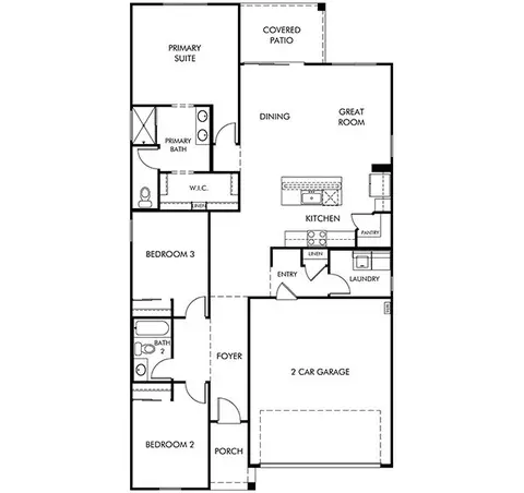 Floorplan - 12917 E Carter Crane Dr, Vail, AZ 85641 photo 1 of 1