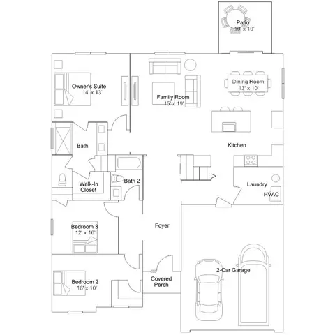 Floorplan - 1277 Freedom Rd, Elburn, IL 60119 photo 1 of 2