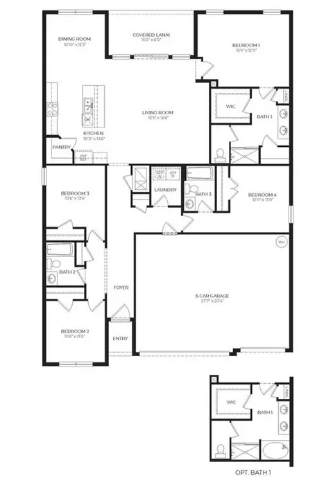 Floorplan - NW 26th Ave, Okeechobee, FL 34972 photo 1 of 1