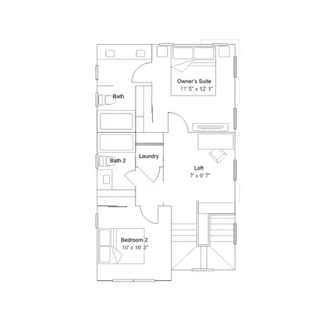 Floorplan - 2542 E Hyde Paseo, Ontario, CA 91762 photo 2 of 2