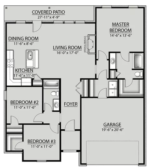 Floorplan - 6601 Little Cypress Loop, Orange, TX 77632 photo 1 of 1