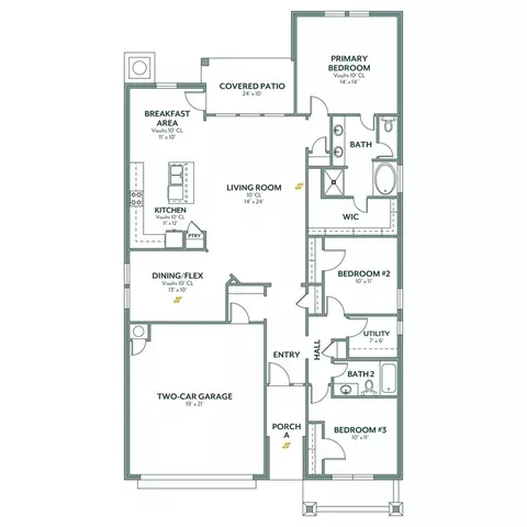 Floorplan - 3908 Eureka Pl, Norman, OK 73069 photo 1 of 2