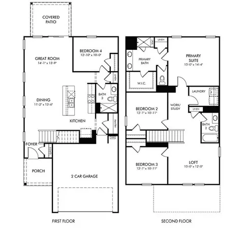 Floorplan - 2705 Tranquility Loop, Longs, SC 29568 photo 1 of 1