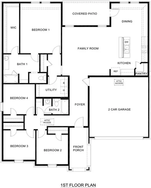 Floorplan - 2902 E Creek Fork Loop, Princeton, TX 75407 photo 1 of 1