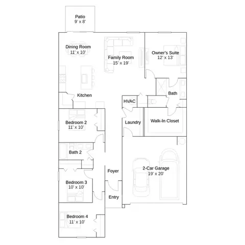 Floorplan - 655 Supernova Dr, Melbourne, FL 32901 photo 1 of 1