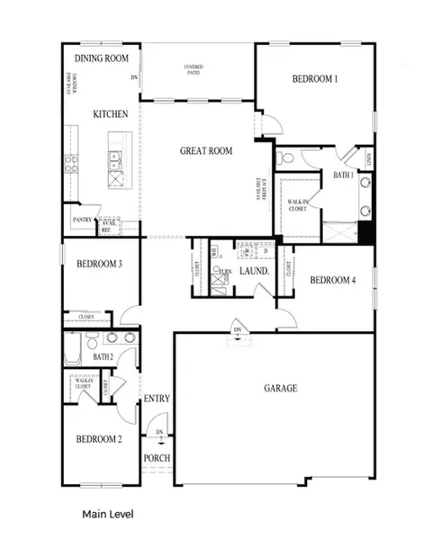 Floorplan - 587 Hunter Dr, Mount Pleasant, WI 53406 photo 1 of 1