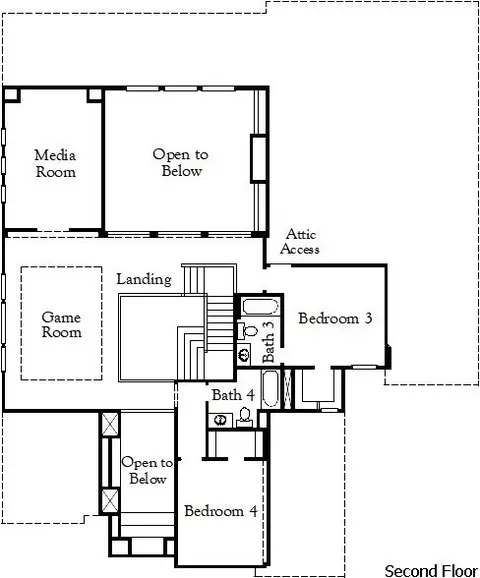 Floorplan - 1612 Jolie Rose Bnd, Leander, TX 78641 photo 2 of 2