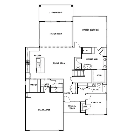 Floorplan - 1908 Greenbrier Ct, Rosenberg, TX 77471 photo 1 of 2
