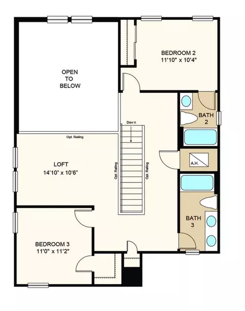 Floorplan - 5292 Goldfinch Dr, Saint Cloud, FL 34771 photo 2 of 3