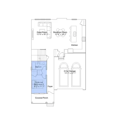 Floorplan - 85 Sandy Bottom Cir, Ranson, WV 25438 photo 2 of 7