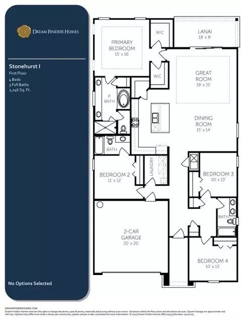 Floorplan - 182 Brook Forest Dr, Saint Augustine, FL 32092 photo 1 of 1