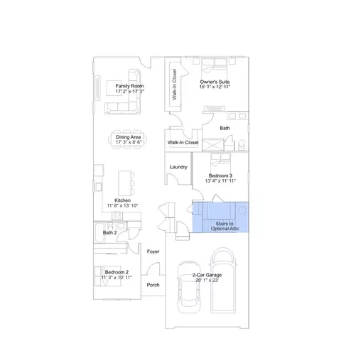 Floorplan - 233 Cosmos Ln, Dover, DE 19904 photo 7 of 7