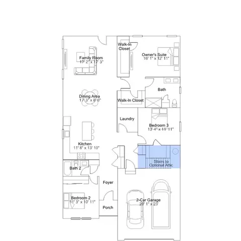 Floorplan - 233 Cosmos Ln, Dover, DE 19904 photo 7 of 7