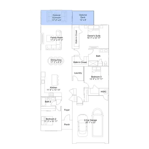 Floorplan - 233 Cosmos Ln, Dover, DE 19904 photo 3 of 7