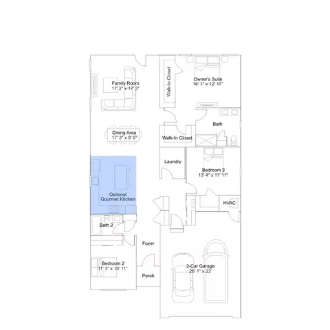 Floorplan - 233 Cosmos Ln, Dover, DE 19904 photo 5 of 7