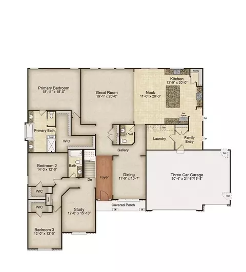 Floorplan - Cambrium Ct., Wentzville, MO 63385 photo 1 of 1