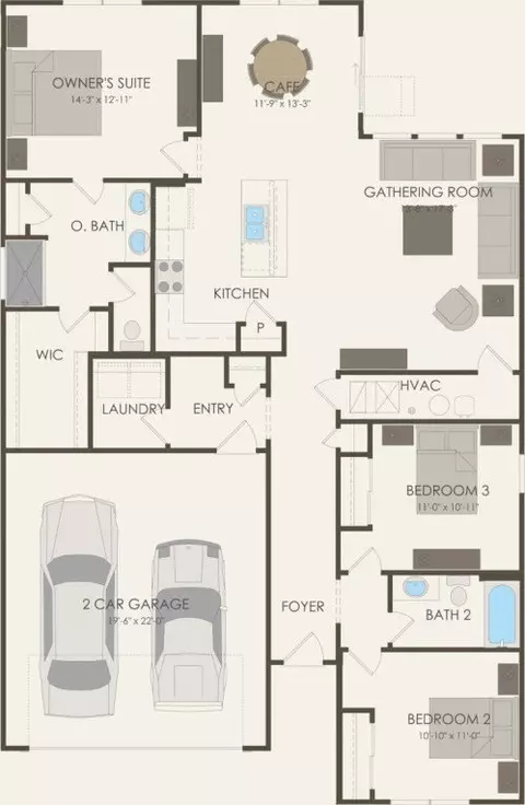 Floorplan - 40 Reneau Ave, Galloway, OH 43119 photo 1 of 1