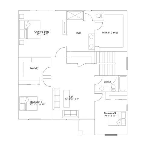 Floorplan - 957 Granite Dr W, Madera, CA 93636 photo 2 of 2