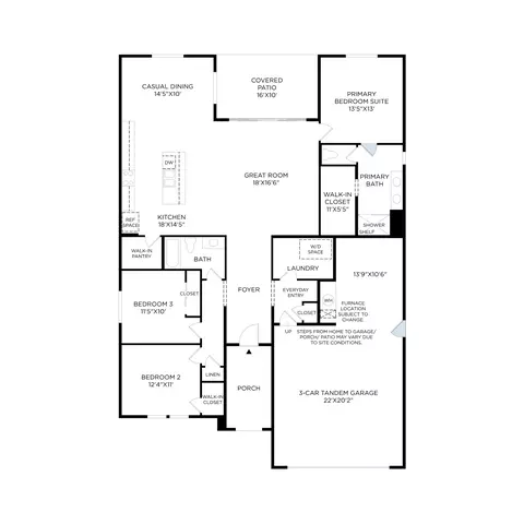 Floorplan - 14888 Wing Spread Dr, Caldwell, ID 83607 photo 1 of 2