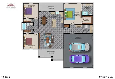 Floorplan - Undisclosed, Benson, AZ 85602 photo 3 of 4