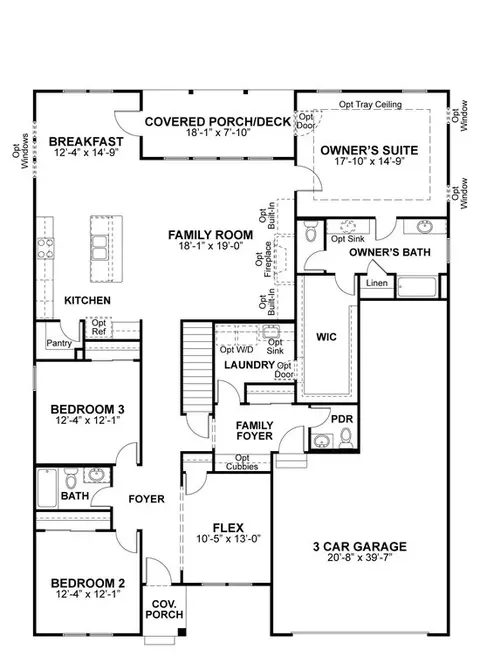 Floorplan - 6093 St Charles St, Cottleville, MO 63304 photo 1 of 1
