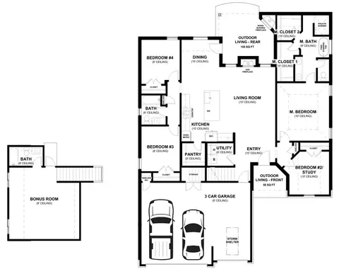 Floorplan - 932 Hydrangea Way, Edmond, OK 73034 photo 1 of 1