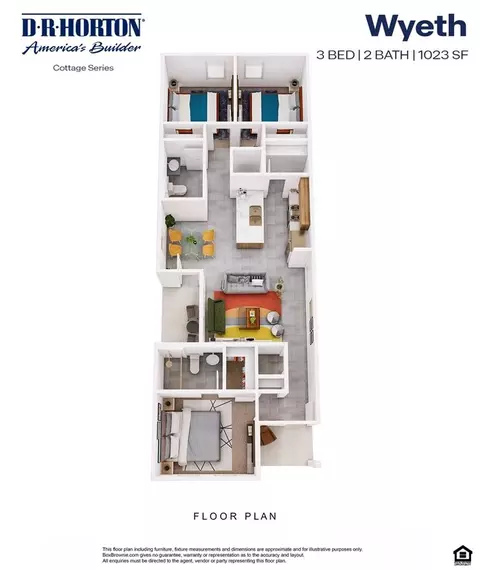 Floorplan - 2009 E Gemini Dr, Splendora, TX 77372 photo 1 of 1