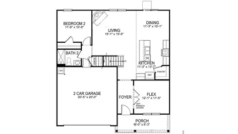 Floorplan - 28 Wheatfield Rd, Fletcher, NC 28732 photo 1 of 2