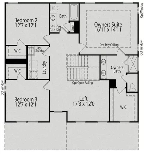 Floorplan - 852 Dragonfly Pond Way, Wake Forest, NC 27587 photo 2 of 3