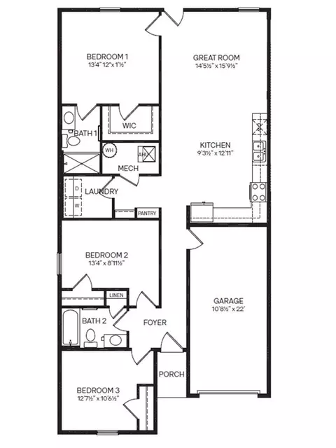 Floorplan - 220 Ridgely Blvd, Dover, DE 19904 photo 1 of 1