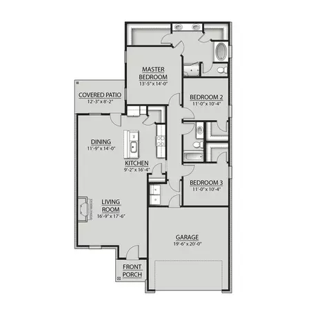Floorplan - 210 Judice Ln, Duson, LA 70529 photo 1 of 1